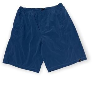 Prana Mens Blue Flex Athletic Workout Lined Shorts X-Large